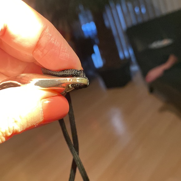 Vintage Robert Lee Morris Sterling Silver Hamsa 🪬 Lapis Lazuli Hand Necklace - Picture 3 of 4